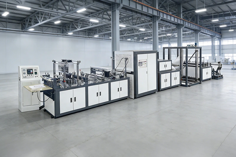 Zeintzuk dira ehundu gabeko poltsak egiteko makinen ezaugarriak?