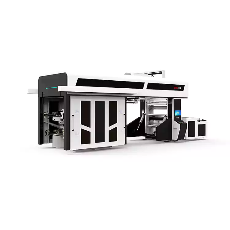 4-8 Kolore Flexographic Ci Plastiko Flexo Inprimatzeko Makina