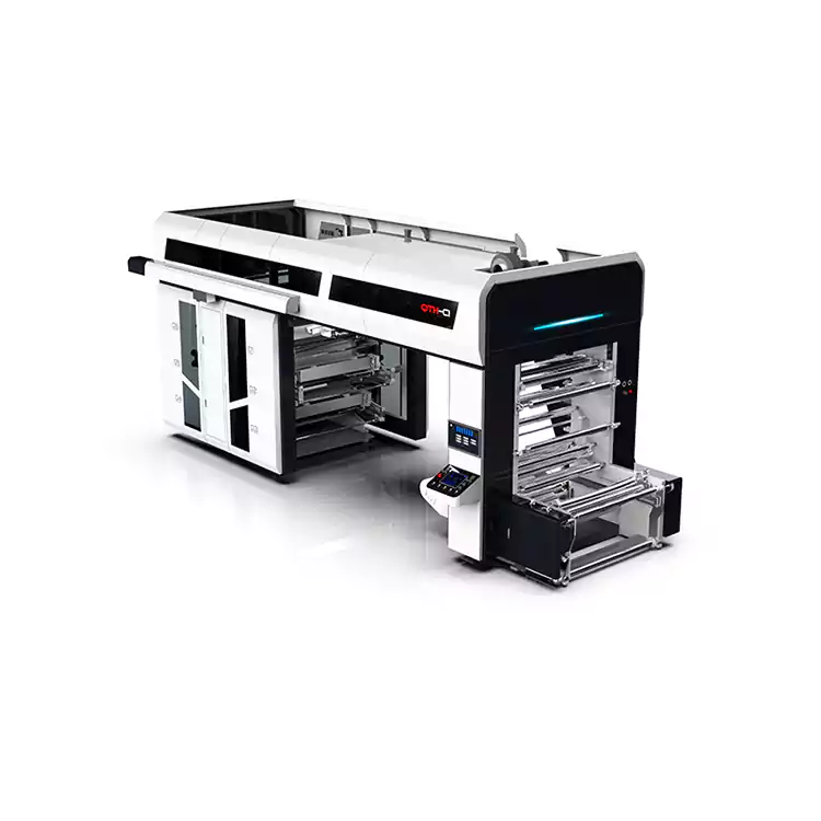 Danbor Zentrala Flexographic 6 Koloretako Plastikozko Flexo Inprimatzeko Makineria